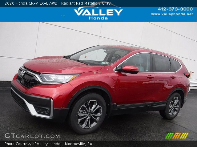 2020 Honda CR-V EX-L AWD in Radiant Red Metallic