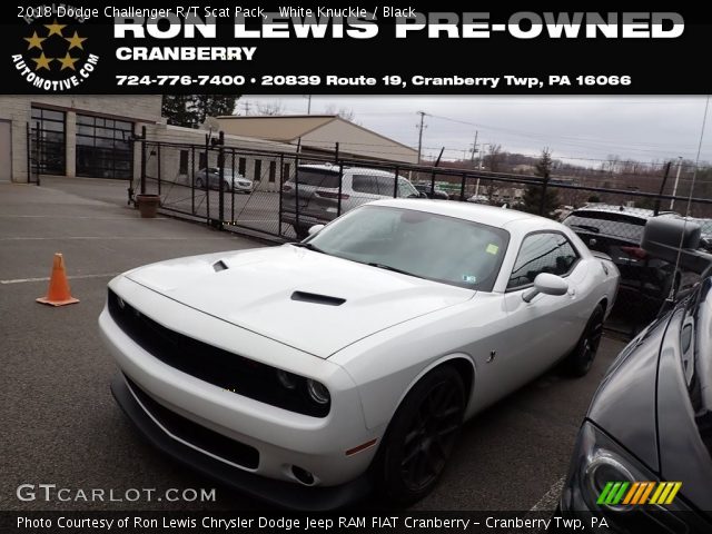 2018 Dodge Challenger R/T Scat Pack in White Knuckle