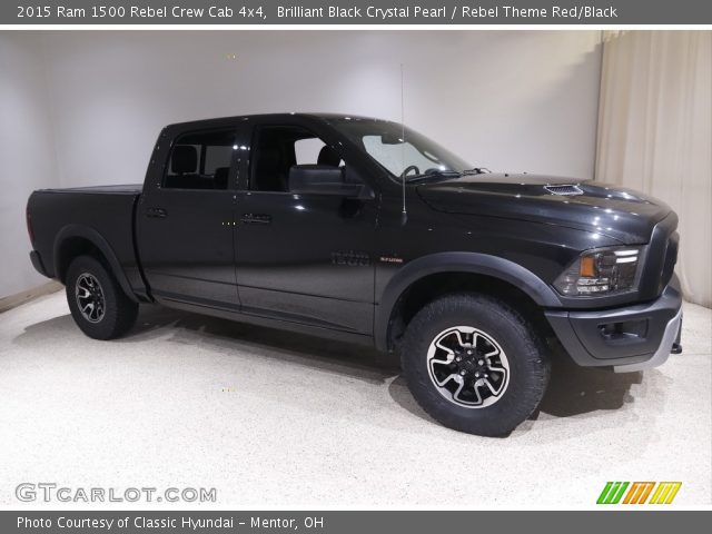 2015 Ram 1500 Rebel Crew Cab 4x4 in Brilliant Black Crystal Pearl