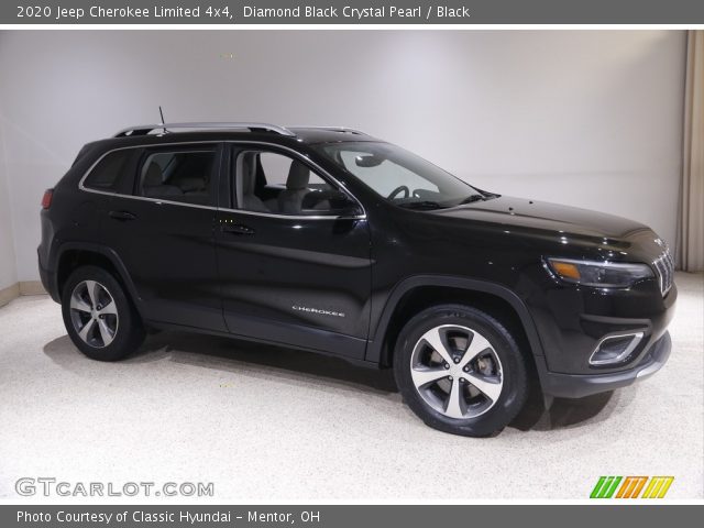 2020 Jeep Cherokee Limited 4x4 in Diamond Black Crystal Pearl