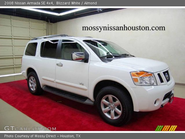 2008 Nissan Armada SE 4x4 in Blizzard White
