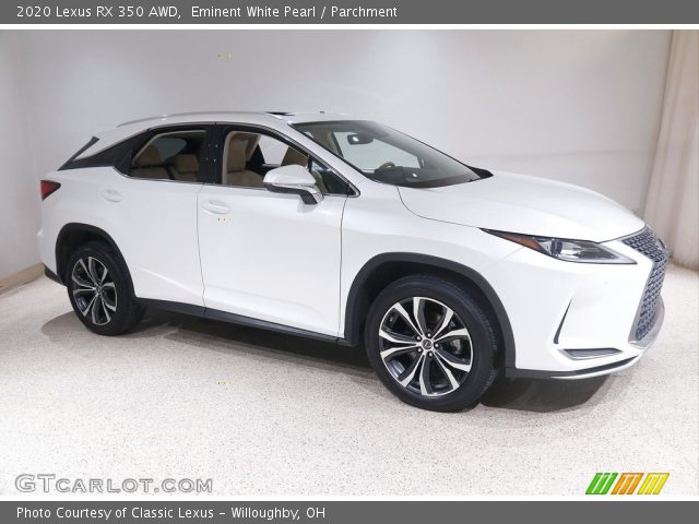 2020 Lexus RX 350 AWD in Eminent White Pearl