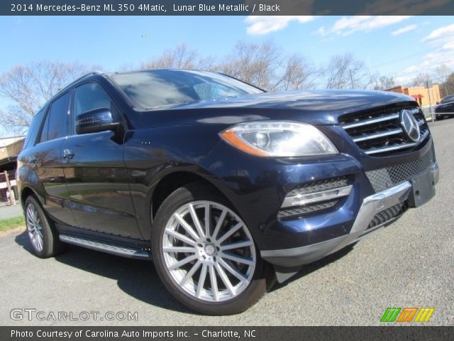 2014 Mercedes-Benz ML 350 4Matic in Lunar Blue Metallic