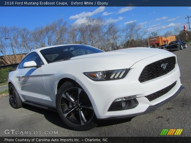 2016 Ford Mustang EcoBoost Coupe in Oxford White