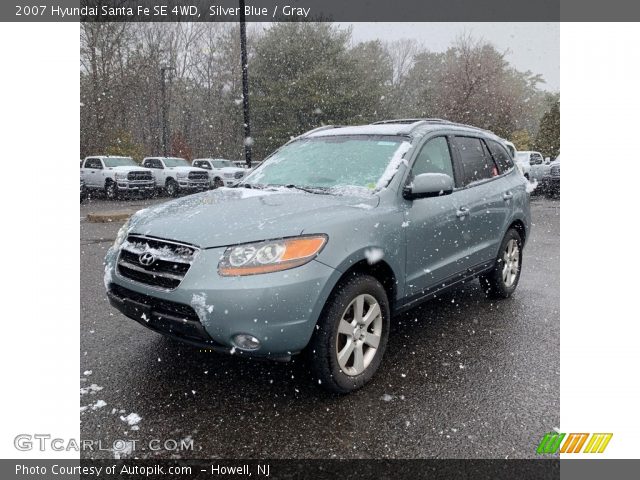 2007 Hyundai Santa Fe SE 4WD in Silver Blue