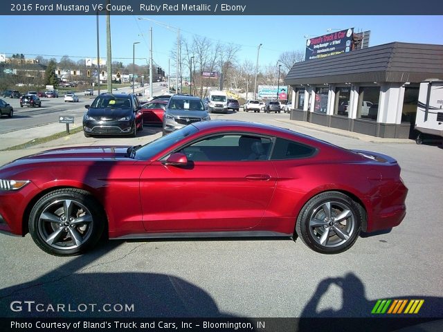 2016 Ford Mustang V6 Coupe in Ruby Red Metallic
