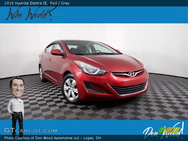 2016 Hyundai Elantra SE in Red