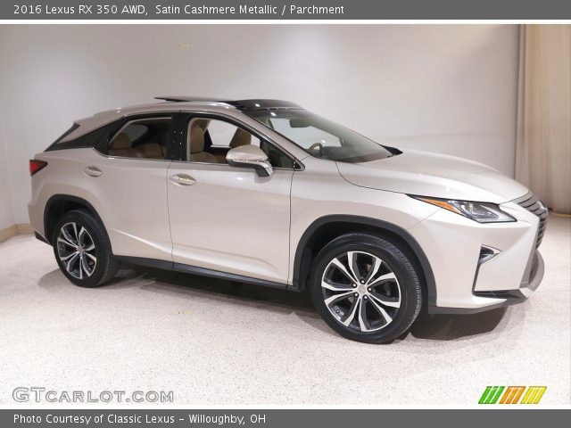 2016 Lexus RX 350 AWD in Satin Cashmere Metallic