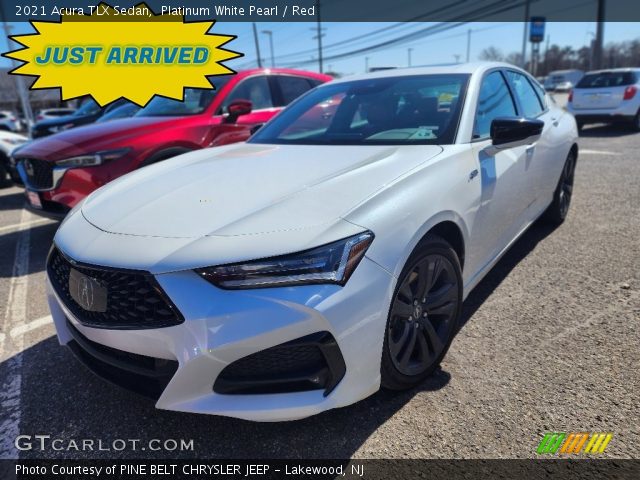 2021 Acura TLX Sedan in Platinum White Pearl