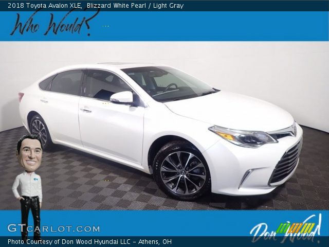 2018 Toyota Avalon XLE in Blizzard White Pearl