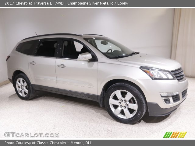 2017 Chevrolet Traverse LT AWD in Champagne Silver Metallic