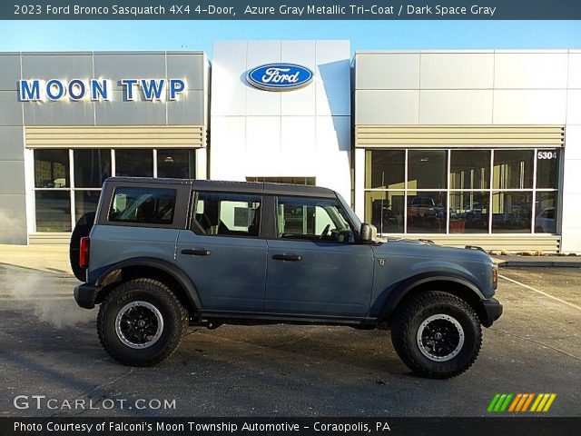 2023 Ford Bronco Sasquatch 4X4 4-Door in Azure Gray Metallic Tri-Coat