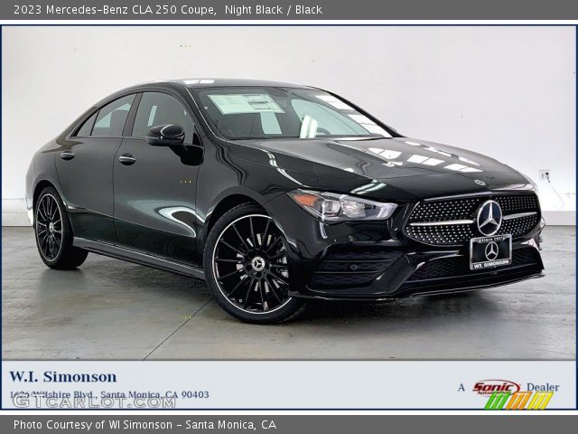 2023 Mercedes-Benz CLA 250 Coupe in Night Black