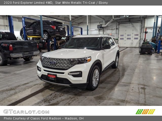 2020 Ford Explorer Limited 4WD in Star White Metallic Tri-Coat