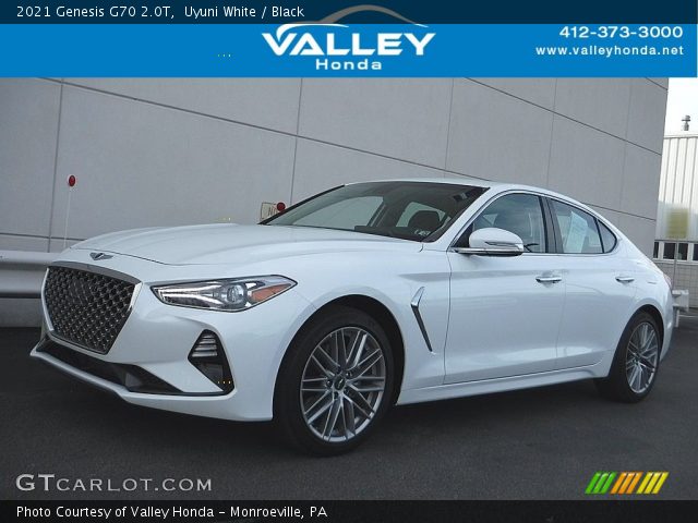 2021 Genesis G70 2.0T in Uyuni White