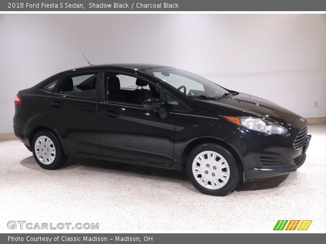 2018 Ford Fiesta S Sedan in Shadow Black