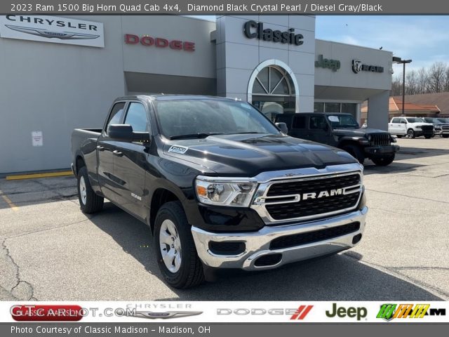 2023 Ram 1500 Big Horn Quad Cab 4x4 in Diamond Black Crystal Pearl