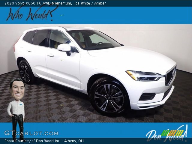 2020 Volvo XC60 T6 AWD Momentum in Ice White