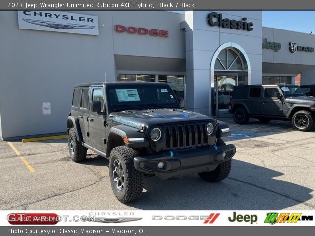2023 Jeep Wrangler Unlimited Rubicon 4XE Hybrid in Black
