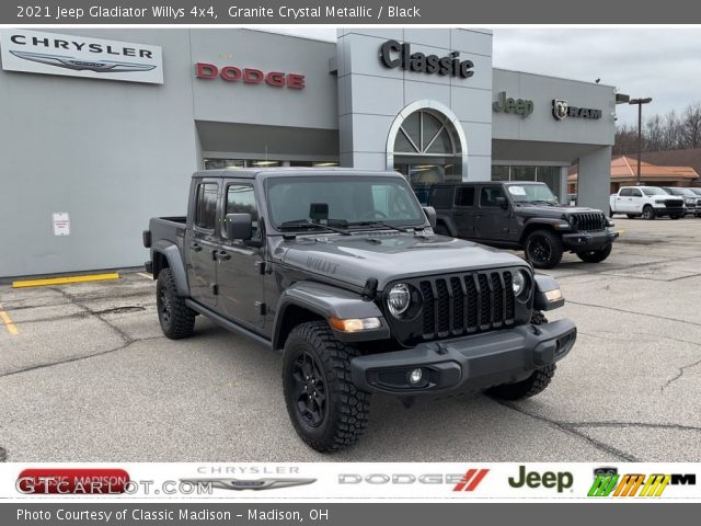 2021 Jeep Gladiator Willys 4x4 in Granite Crystal Metallic