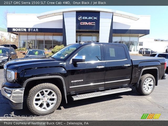 2017 GMC Sierra 1500 SLT Crew Cab 4WD in Onyx Black