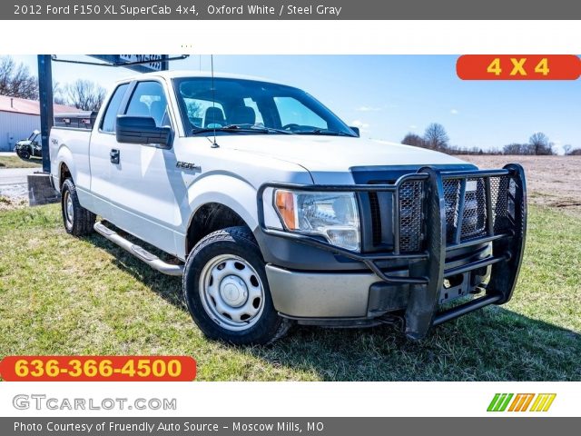 2012 Ford F150 XL SuperCab 4x4 in Oxford White