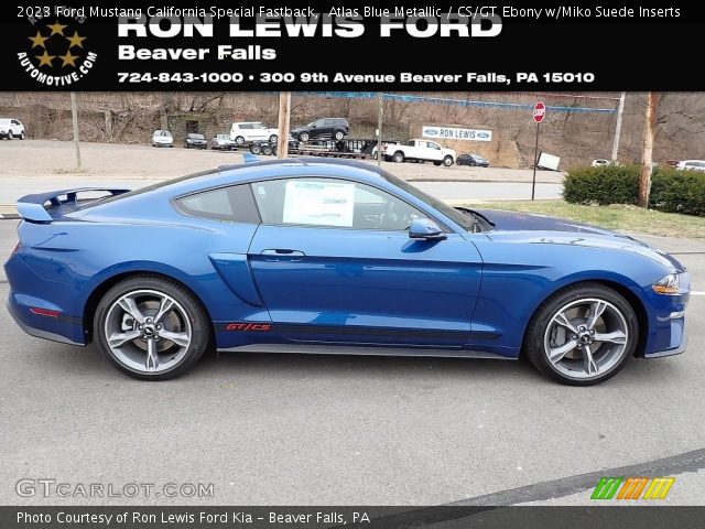 2023 Ford Mustang California Special Fastback in Atlas Blue Metallic