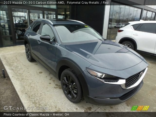 2023 Mazda CX-30 S Carbon Edition AWD in Polymetal Gray Metallic