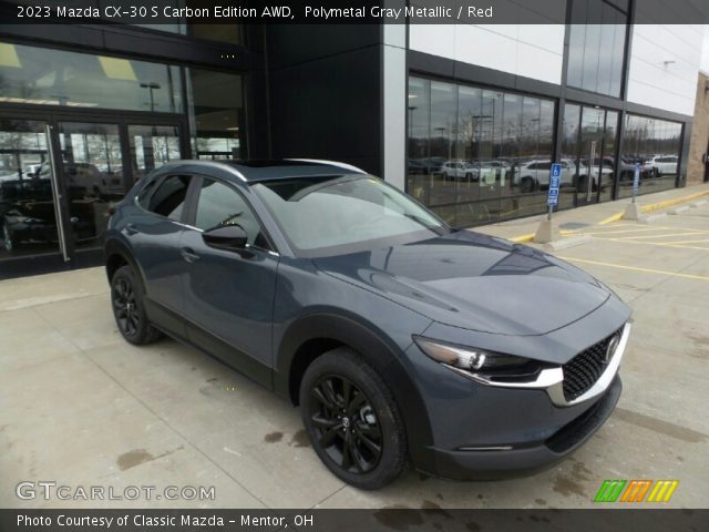 2023 Mazda CX-30 S Carbon Edition AWD in Polymetal Gray Metallic