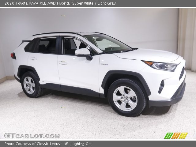 2020 Toyota RAV4 XLE AWD Hybrid in Super White