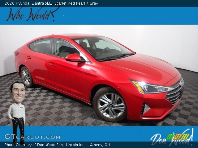 2020 Hyundai Elantra SEL in Scarlet Red Pearl