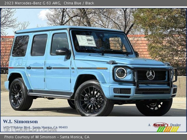 2023 Mercedes-Benz G 63 AMG in China Blue