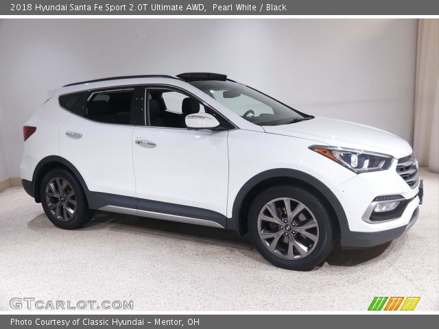 2018 Hyundai Santa Fe Sport 2.0T Ultimate AWD in Pearl White