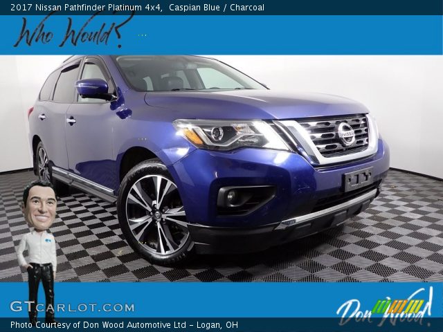 2017 Nissan Pathfinder Platinum 4x4 in Caspian Blue