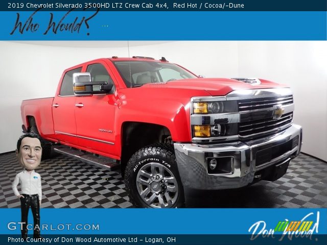 2019 Chevrolet Silverado 3500HD LTZ Crew Cab 4x4 in Red Hot