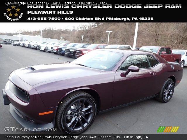 2022 Dodge Challenger GT AWD Blacktop in Hellraisin