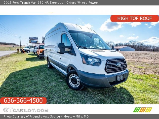 2015 Ford Transit Van 250 HR Extended in Oxford White