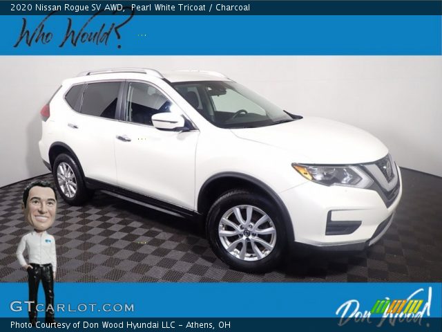 2020 Nissan Rogue SV AWD in Pearl White Tricoat