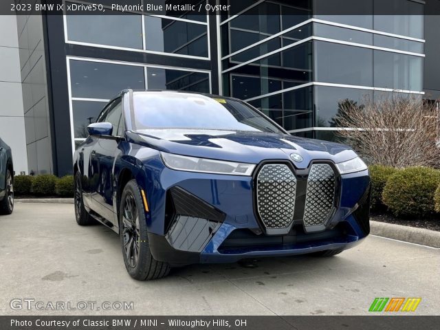 2023 BMW iX xDrive50 in Phytonic Blue Metallic