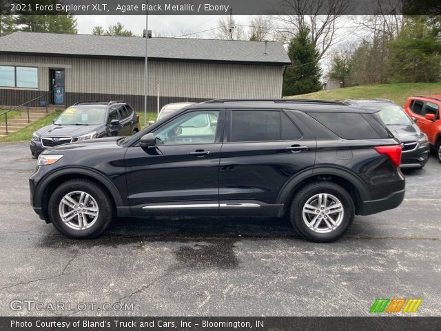 2021 Ford Explorer XLT in Agate Black Metallic