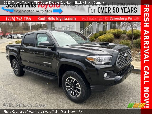 2023 Toyota Tacoma TRD Sport Double Cab 4x4 in Black