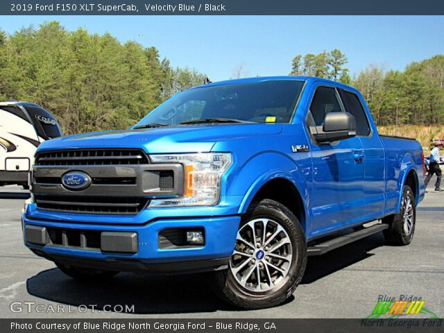 2019 Ford F150 XLT SuperCab in Velocity Blue