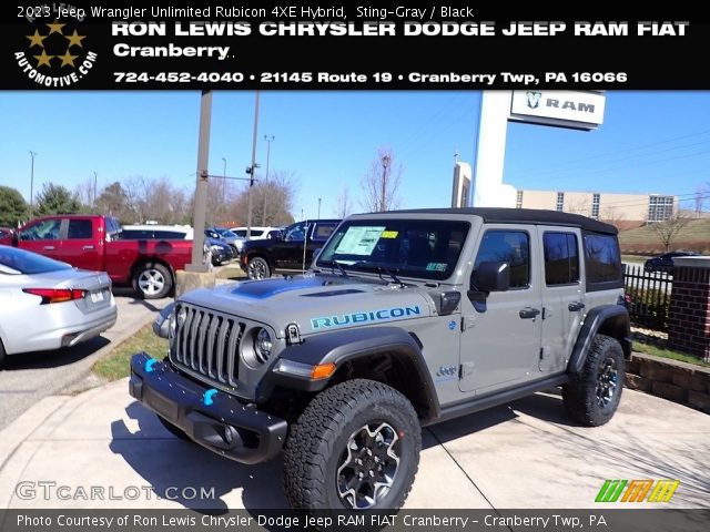 2023 Jeep Wrangler Unlimited Rubicon 4XE Hybrid in Sting-Gray