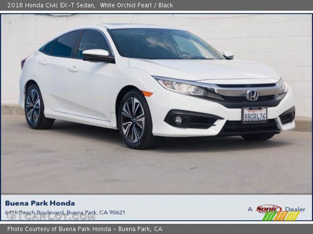 2018 Honda Civic EX-T Sedan in White Orchid Pearl