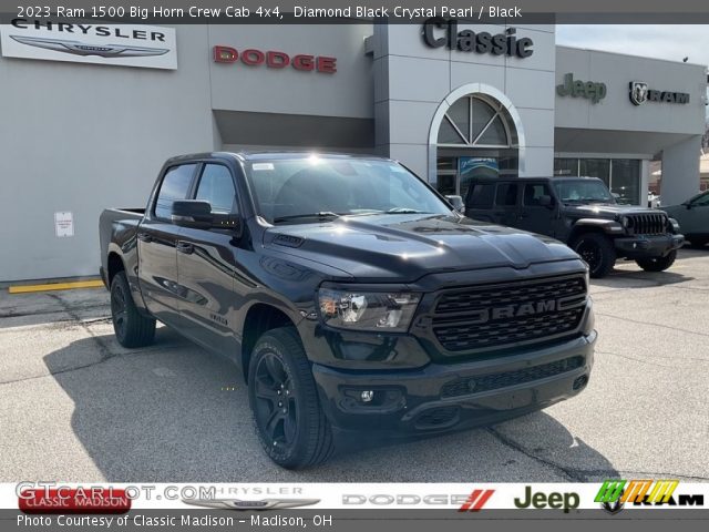 2023 Ram 1500 Big Horn Crew Cab 4x4 in Diamond Black Crystal Pearl