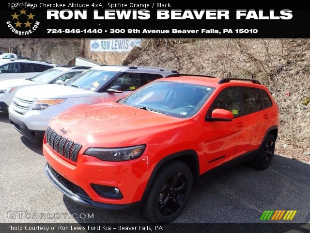 2021 Jeep Cherokee Altitude 4x4 in Spitfire Orange