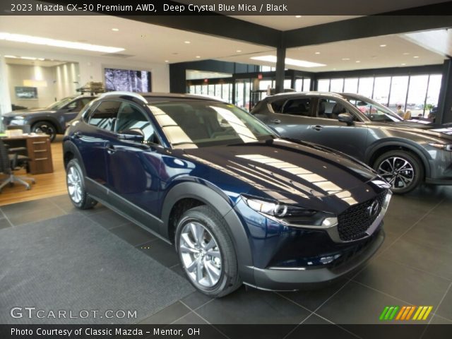 2023 Mazda CX-30 Premium AWD in Deep Crystal Blue Mica