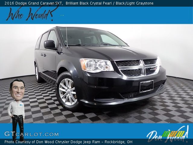 2016 Dodge Grand Caravan SXT in Brilliant Black Crystal Pearl