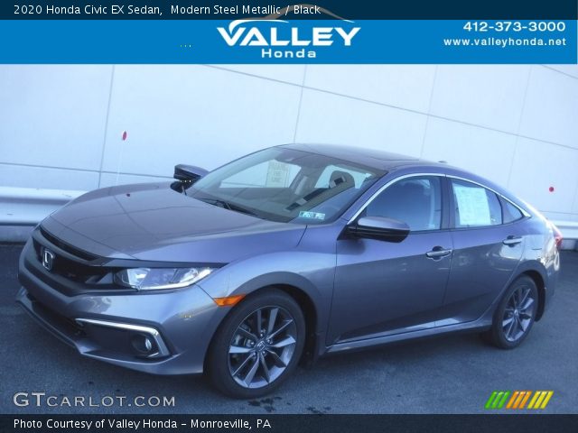 2020 Honda Civic EX Sedan in Modern Steel Metallic