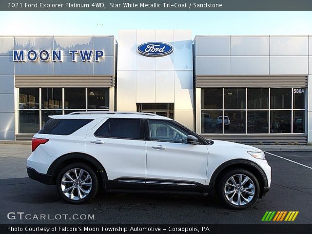 2021 Ford Explorer Platinum 4WD in Star White Metallic Tri-Coat